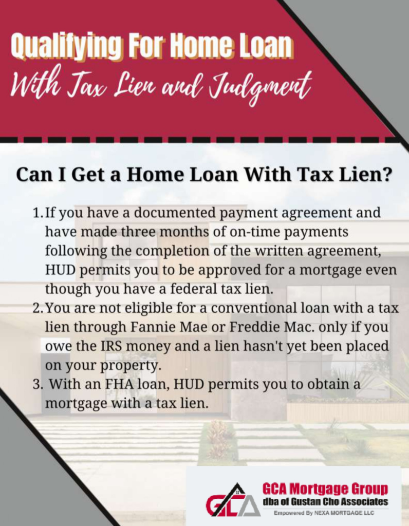 FHA Loans With Tax Lien