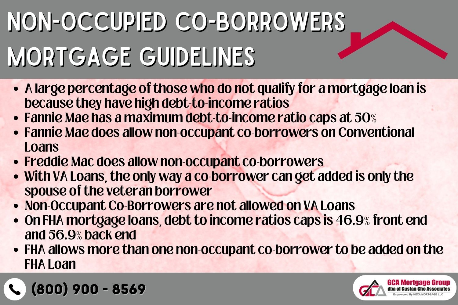 Non-Occupied Co-Borrowers Mortgage Guidelines