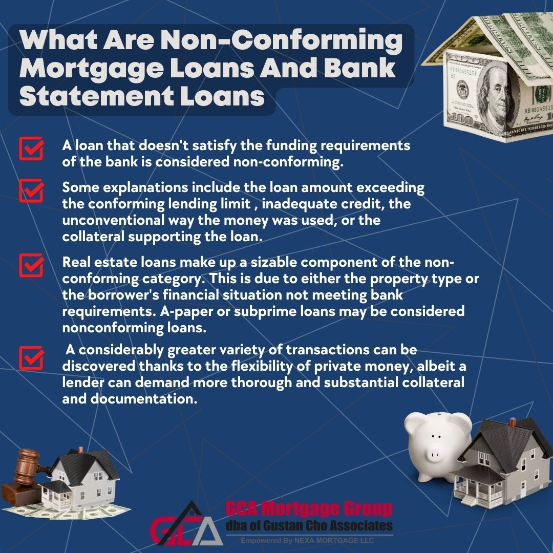What Are Non-Conforming Mortgage Loans And Bank Statement Loans