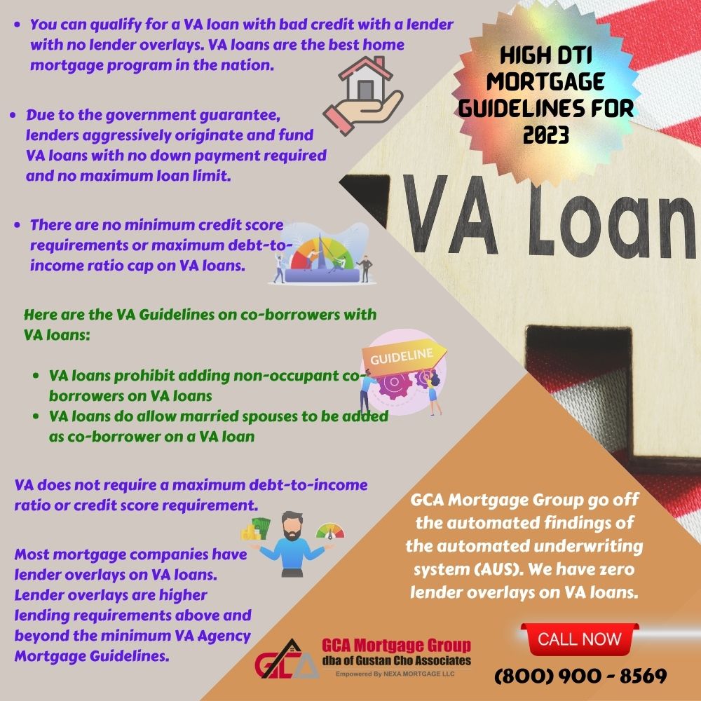 VA Loan High DTI Mortgage Guidelines for 2023